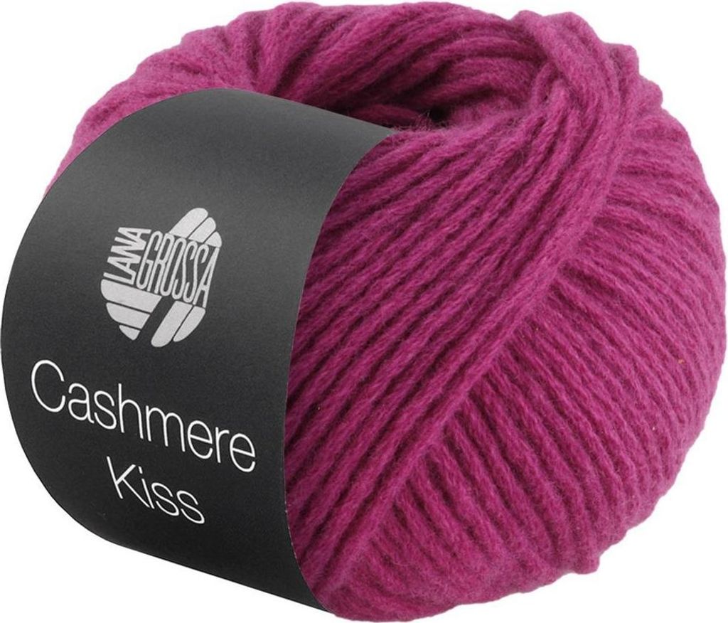 Lana Grossa - Cashmere Kiss 0120 weinrot Produktbild 