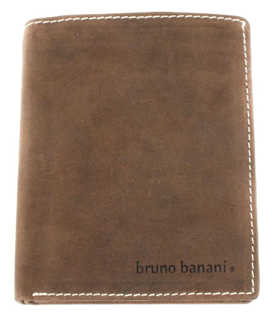 bruno banani Leder Geldbörse Phoenix Wallet Brown braun Produktbild 