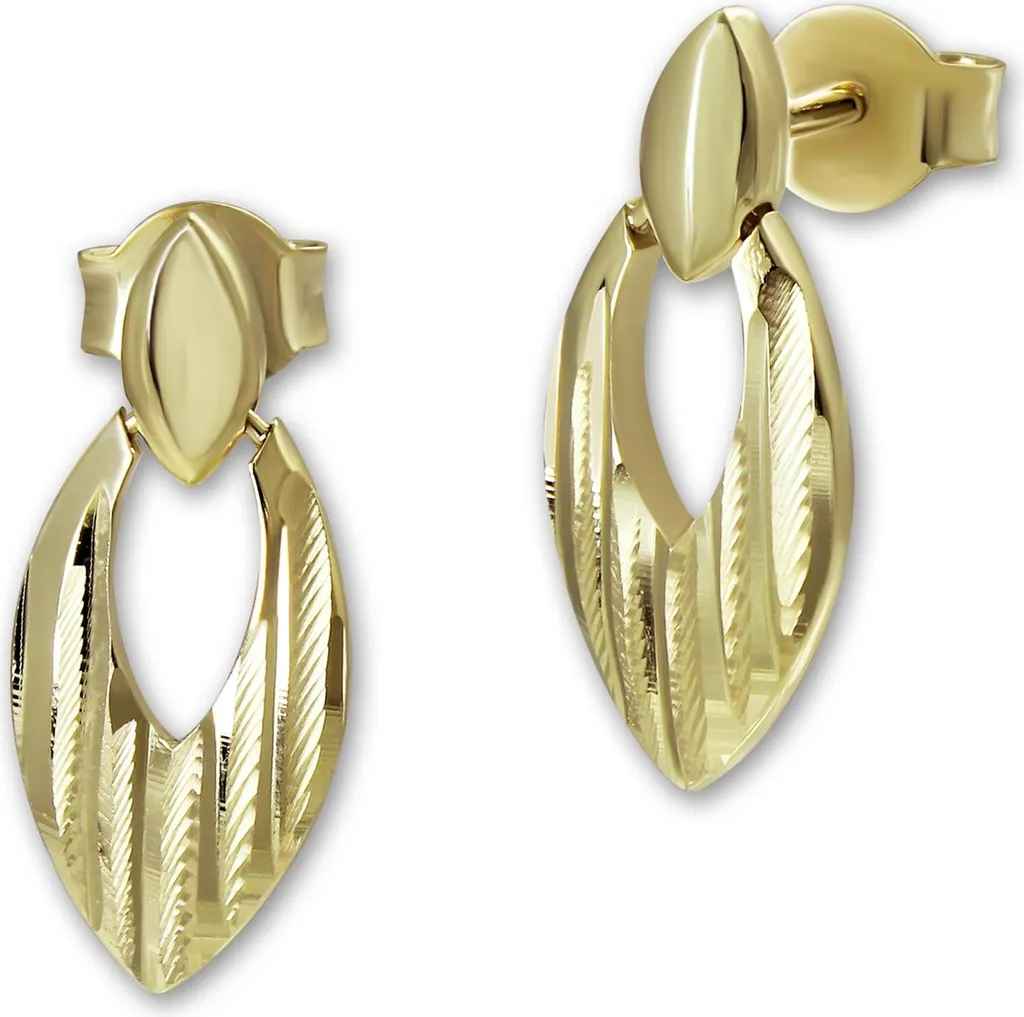 Boucles d'oreilles or jaune 333 GoldDream Idée cadeau bijou pour femme