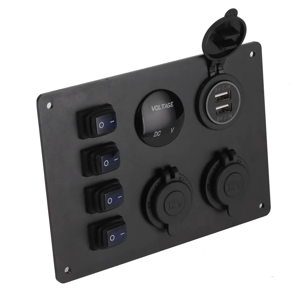 Panneau interrupteur bateau : solution étanche pour tableau de bord