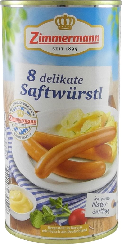 Delikate Saftwürstl (8 Stück / 250 g) Produktbild 