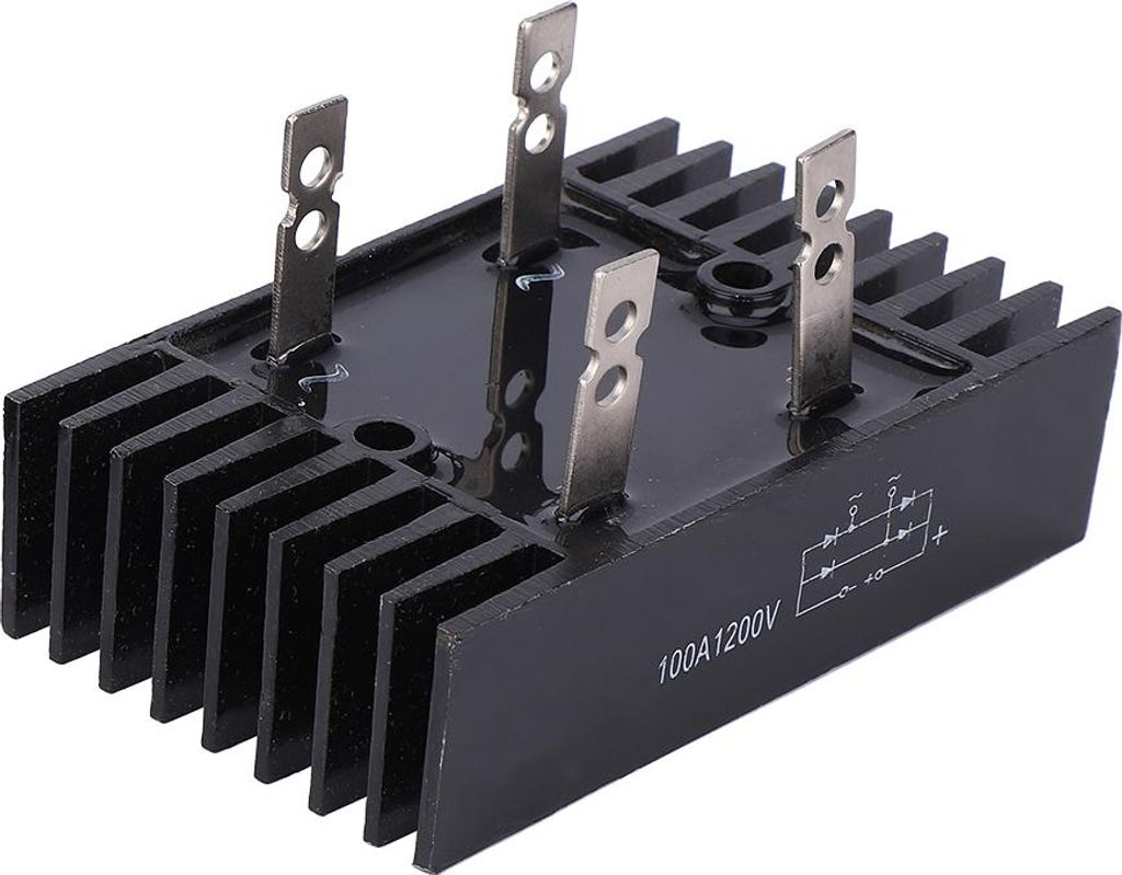 QL100A 1200V Gleichrichterbrücke Einphasen-Großleistungsgleichrichtermodul aus Harz