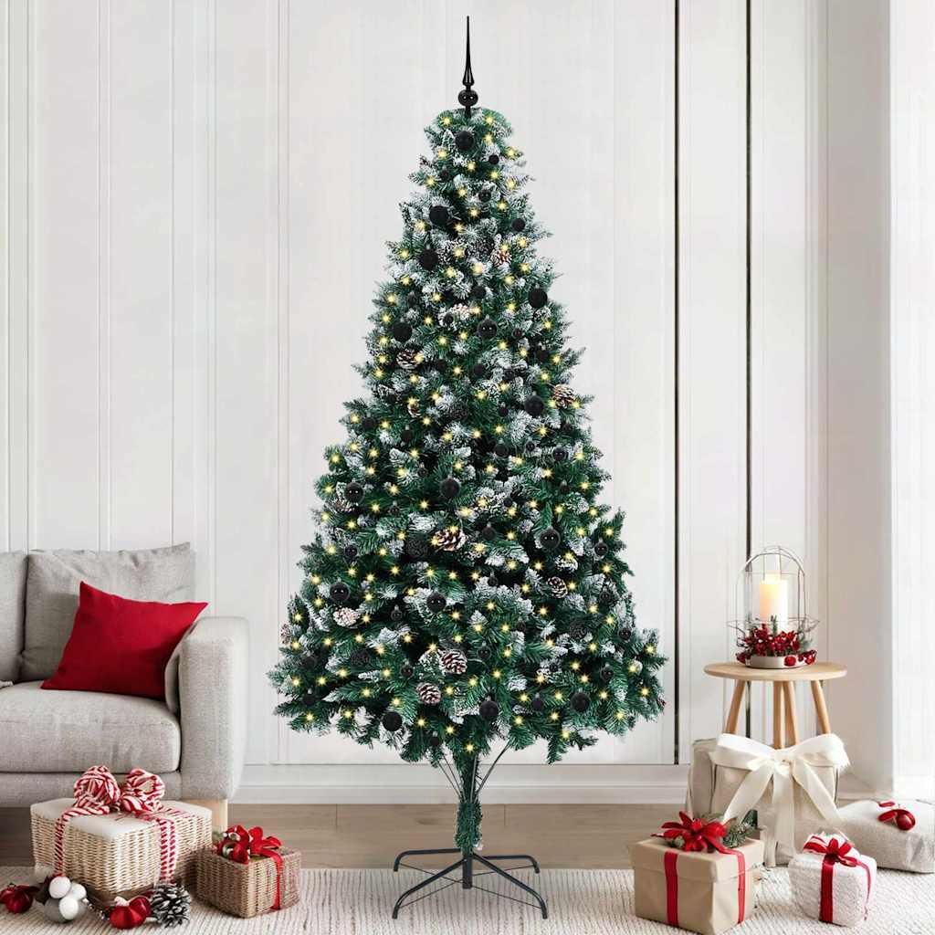 "im Sonderangebot"Künstlicher Weihnachtsbaum - elegantes Design - Christbaum/Kunstbaum - mit 300 LEDs - CLORIS - mit Ständer Grün 240cm Promotio...