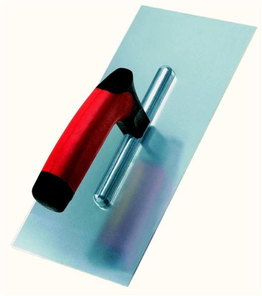 Profi Glättekelle Soft Grip aus Edelstahl rostfrei 280x130 mm