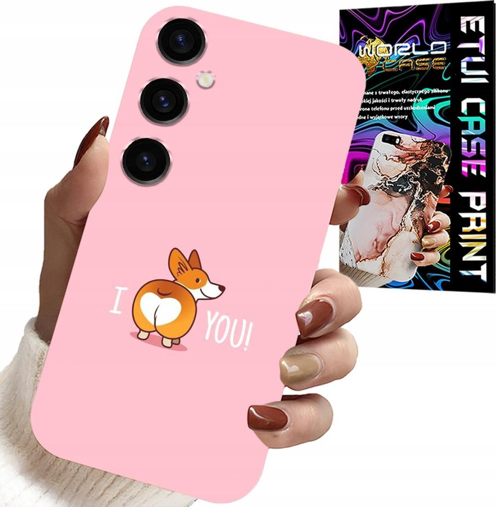 Gehäuse Für Samsung Galaxy A55 5G - Lustige Designs Ich Liebe Dich Hund Fall