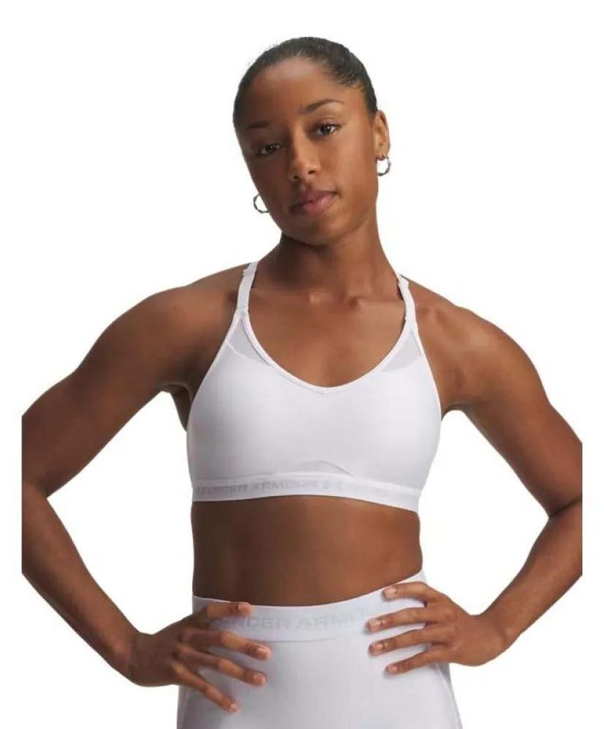 Under Armour UA CROSSBACK LOW BRA - WHITE, Größe:M