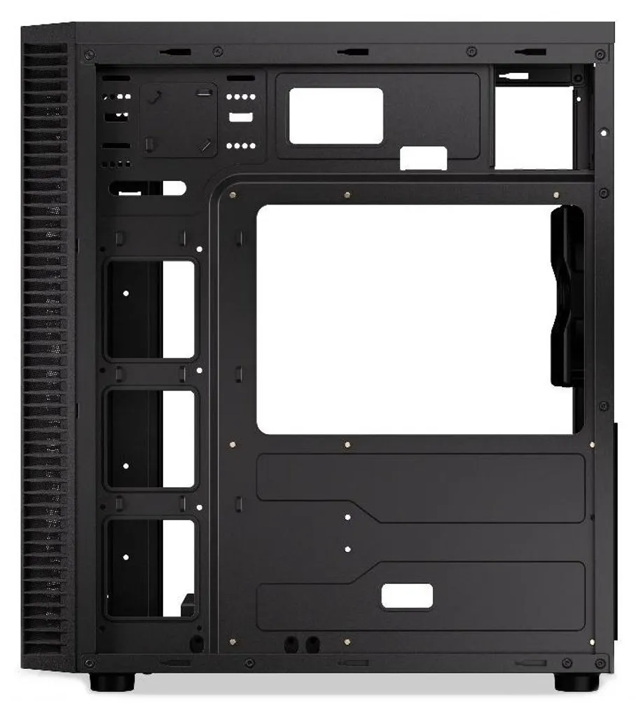 Boîtier PC Bureautique ENDORFY Armis 100 Solid Noir - Idéal Travail - 16
