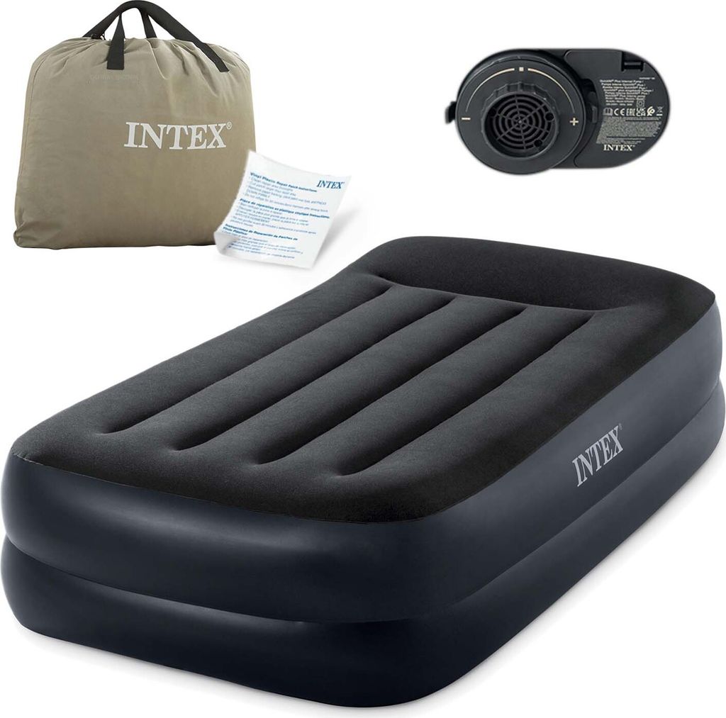 Intex 64122ND Pillow Twin 1-Persoons Luchtbed 99x191x42 cm Image du produit 