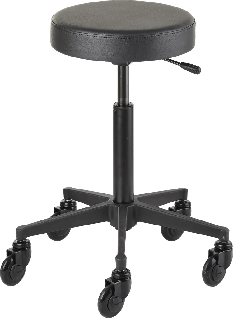 Siège ergonomique à roulettes Efalock Clic Tec Round M pour salon