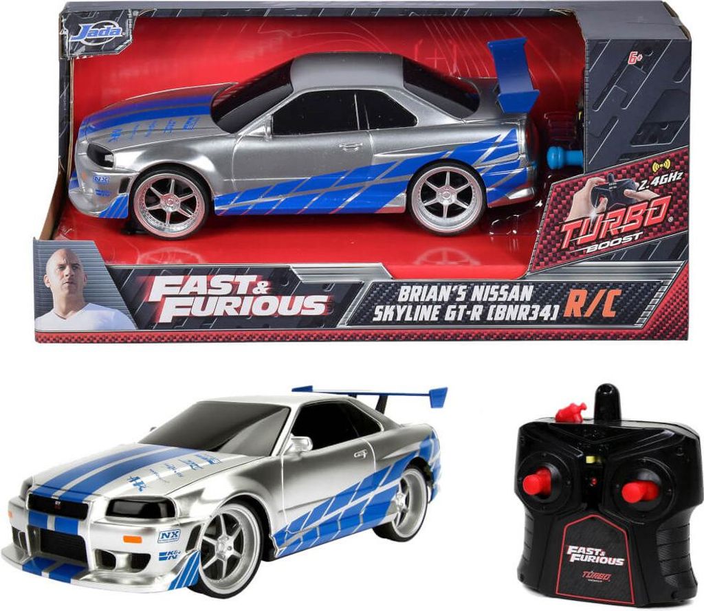 ミニカー Fast & Furious Nissan Skyline GT-R Jada Toys Jada Fast And Furious Nissan Skyline Gt-R 1:24