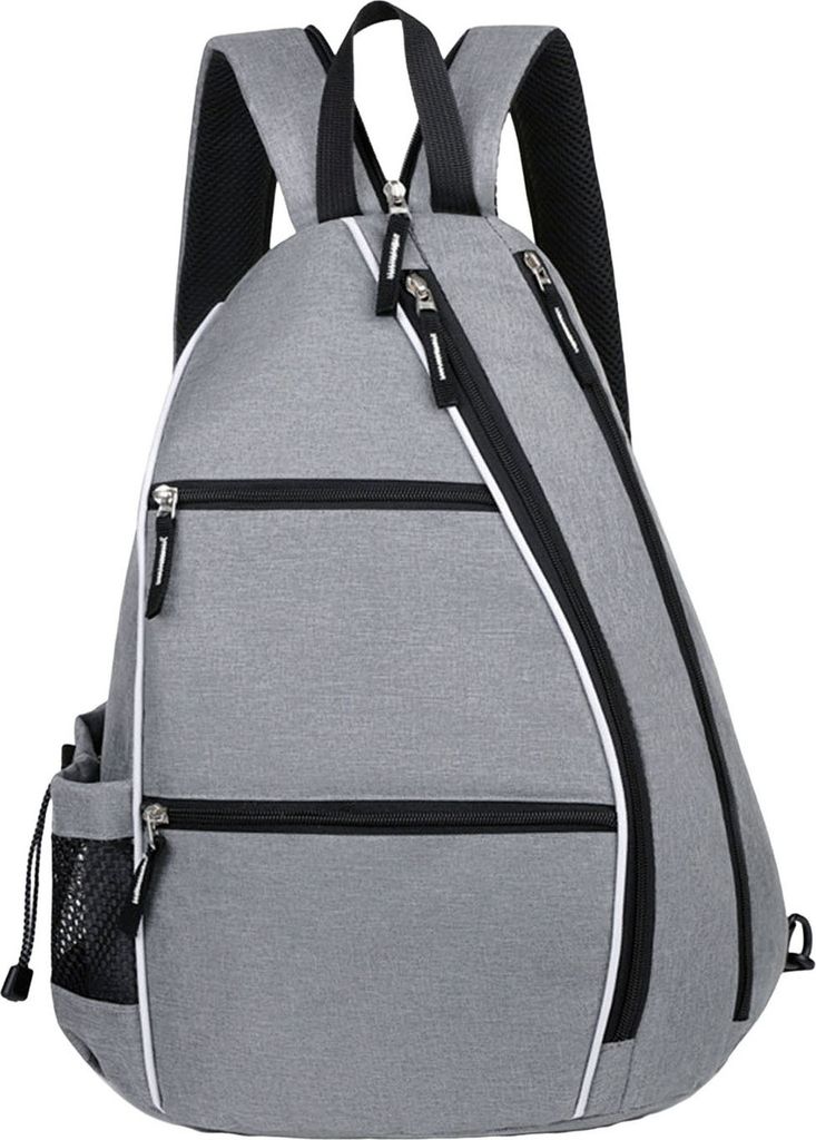 Pickleball-Tasche, Tennis-Badminton-Schläger-Rucksack, verstellbare Sling-Schulter-Sporttasche, Pickleball-Rucksack mit Wasserflaschenhalter