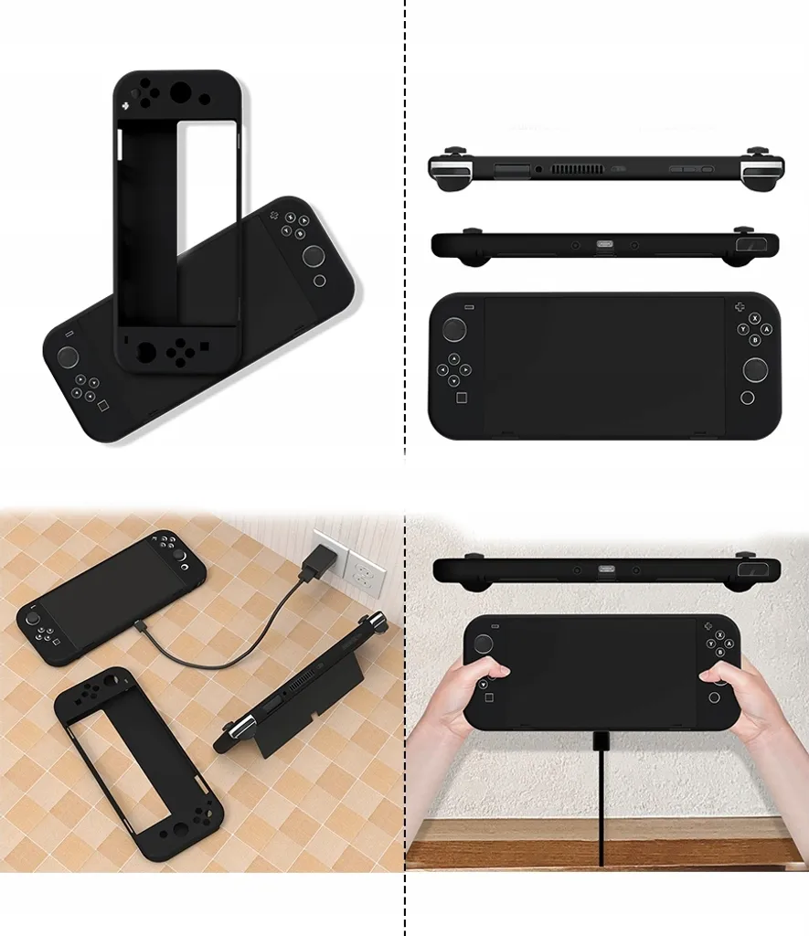 Accessoires Nintendo Switch OLED Set Voyage Complet 10-en-1 Noir - 9