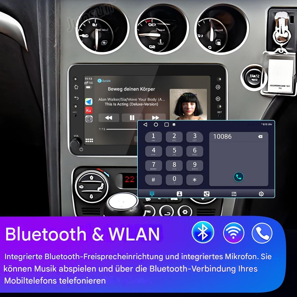 7" Android 11.0 Auto Play DAB WiFi Sat Nav GPS Stereo BT Radio Für Alfa Romeo 15