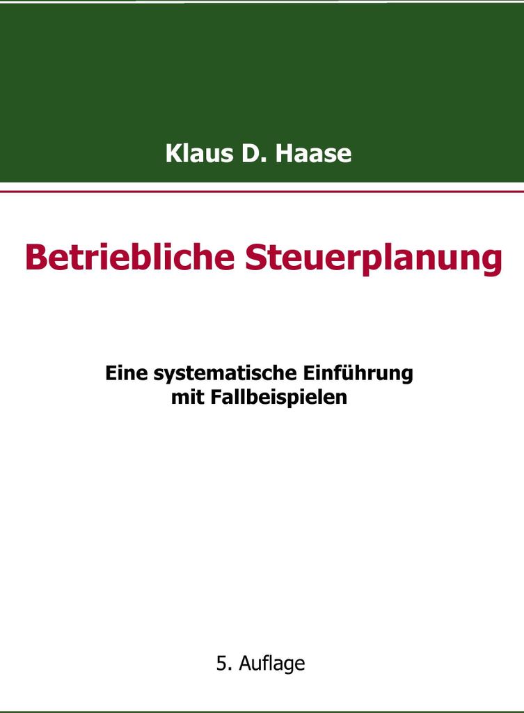 Betriebliche Steuerplanung