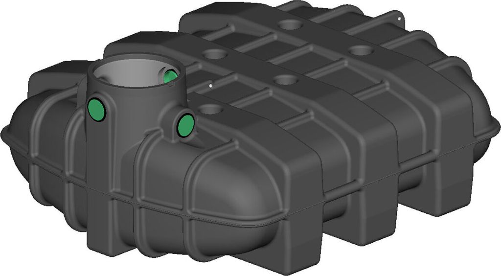 Regenwasser Flachtank 2500 Liter AQUA-FLAT