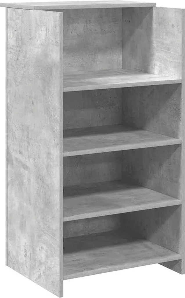 Bancone Cassa SYFAX Grigio Cemento 55cm - Per Negozio e Ufficio