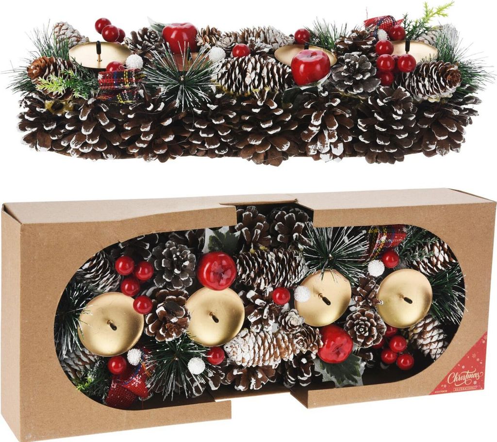 Bambelaa! Adventskranz Knstlich Lnglich Adventsgesteck