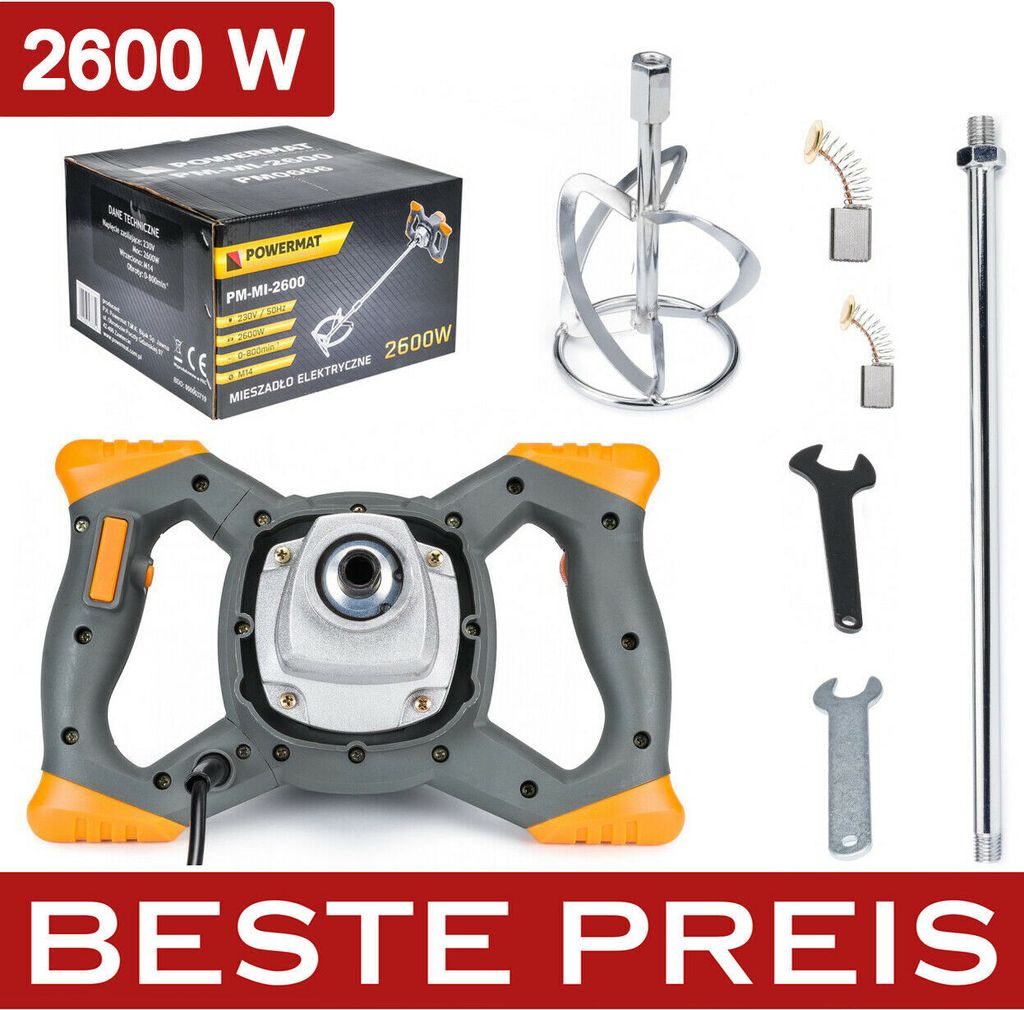 Stavebný miešač POWERMAT 2600 W PM-MI-2600 Obrázok produktu 