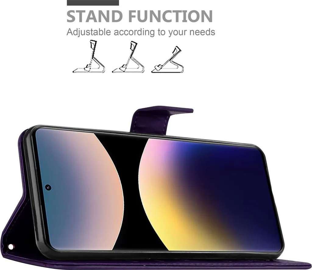 Protezione Xiaomi Redmi Note 14 Pro 4G Cadorabo Wallet Case - 3