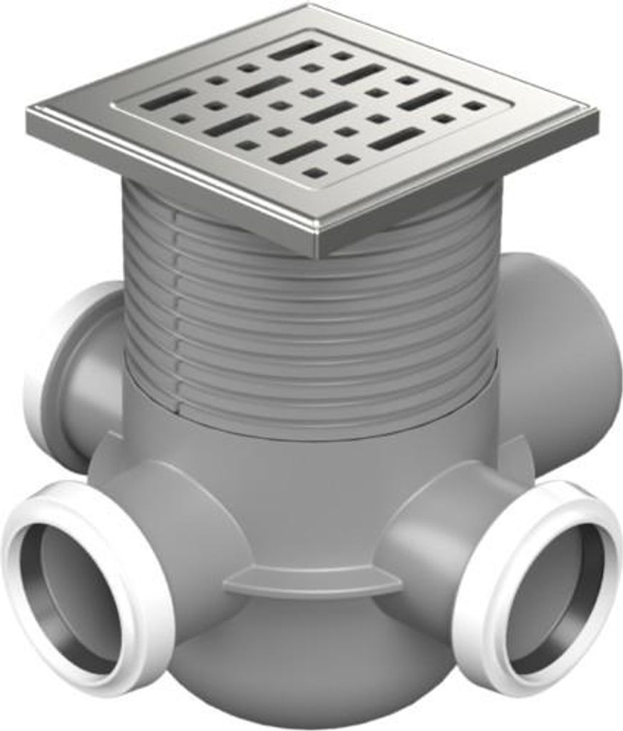 Bočný podlahový odtok Chud?j D50/75 MULTI, rám z Obrázok produktu 