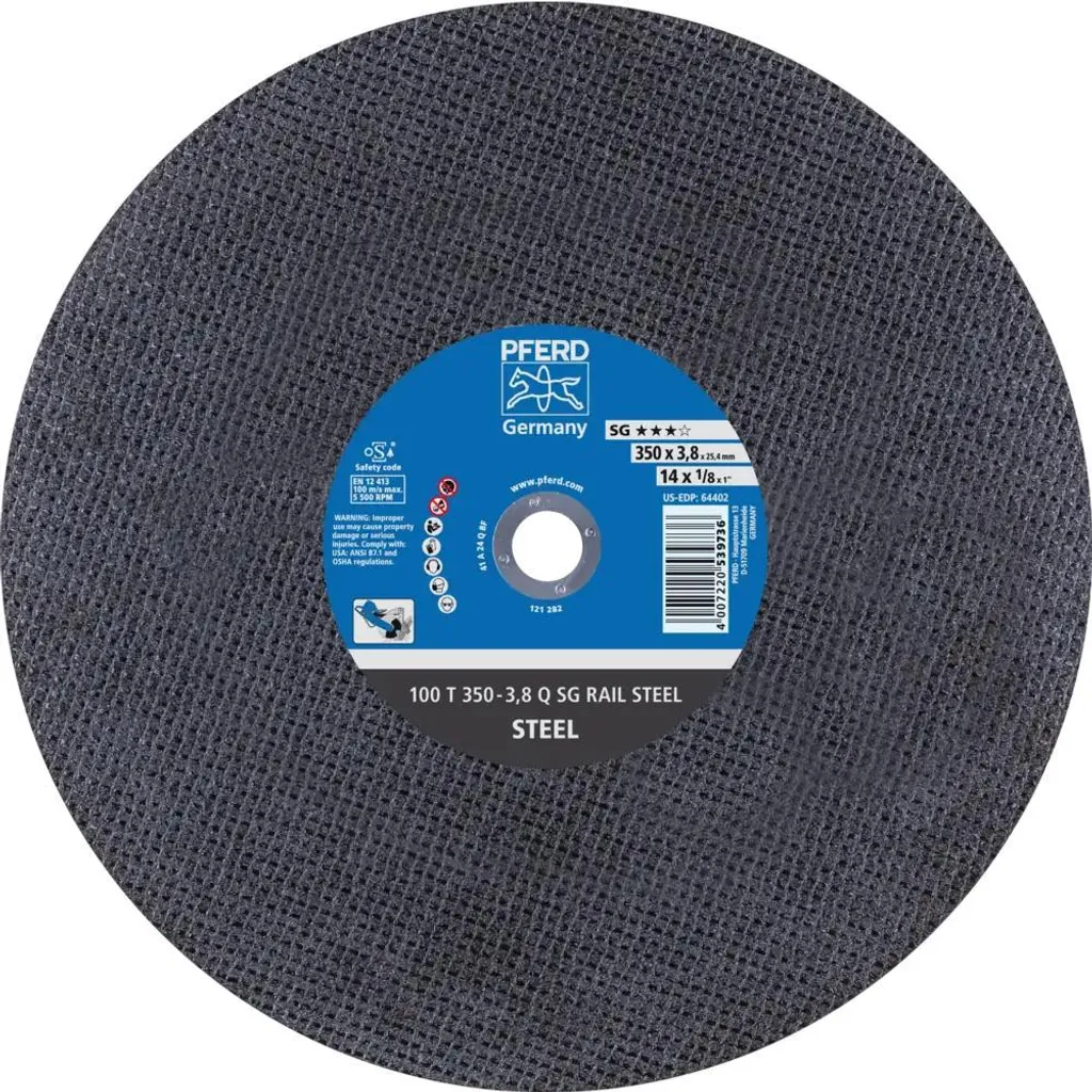 OFFERTA Disco PFERD SG RAIL 350x3.8x25.4 | Spedizione Rapida