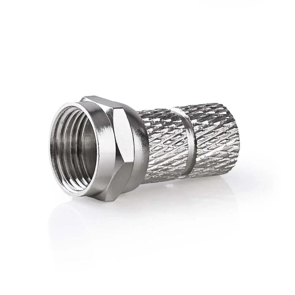 Connettore F Professionale Oro 75 Ohm | Twist-On 5,5mm Rame Metallo