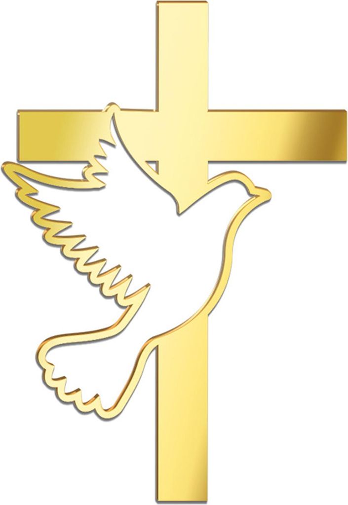 Hohle Friedenstaube, Kuchenaufsatz, solides religiöses Kreuz, Kucheneinsatz, Taufe, Erstkommunion, Babyparty, Cupcake-Aufsätze, Geburtstagsparty-...