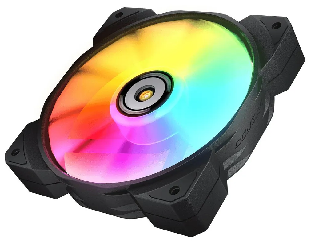 Kit Ventilateurs de Boîtier 120mm Cougar MHP 120 ARGB Noir Tri-Pack - 3