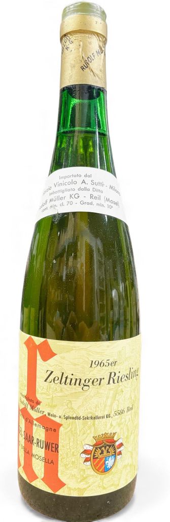 Wein 1965 Zeltinger Riesling Rudolf Müller