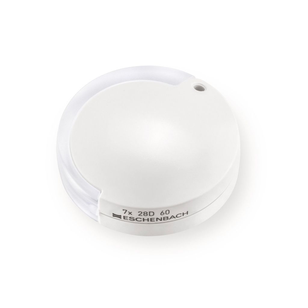 Eschenbach Einschlaglupe Mobilent, 7 x, 35 mm, weiß (Vergrößerungsglas)