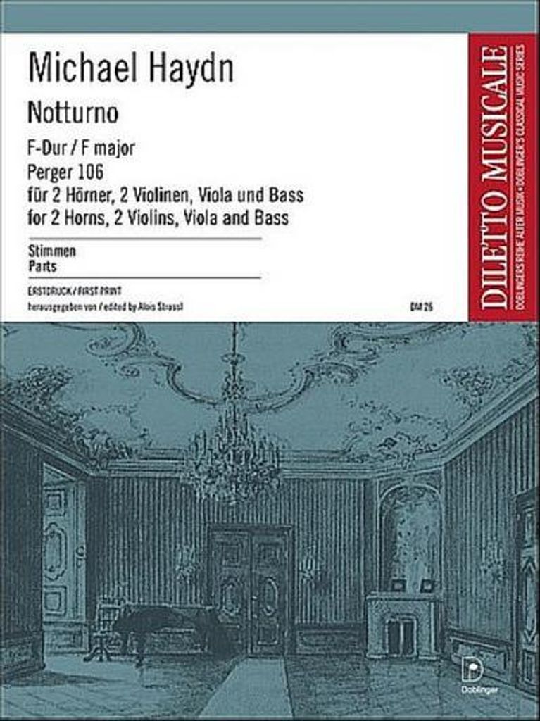 Notturno F-Dur Perger-Nr.106für 2 Hörner, 2 Violinen und Bass