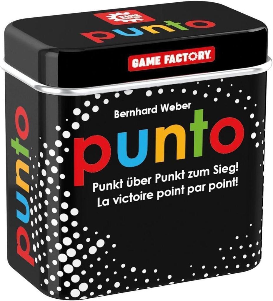 Punto, mini-jeu de cartes dans une boîte métallique Image du produit 