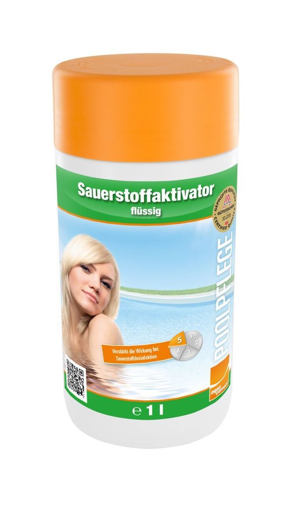 Steinbach Poolpflege Sauerstoffaktivator 1 L, flüssiger Produktbild 