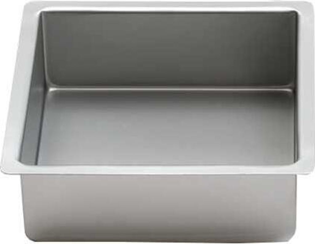 Quadratische Aluminium-Backform 7,5cm hoch, 15cm - Decora