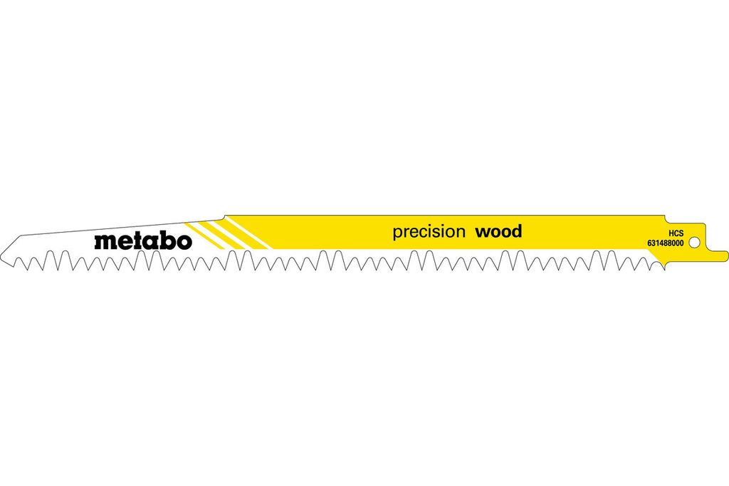 Säbelsägeblätter professional L.240mm Dicke 1,5mm Zahnteilung5mm HCS/5TPI 5St.