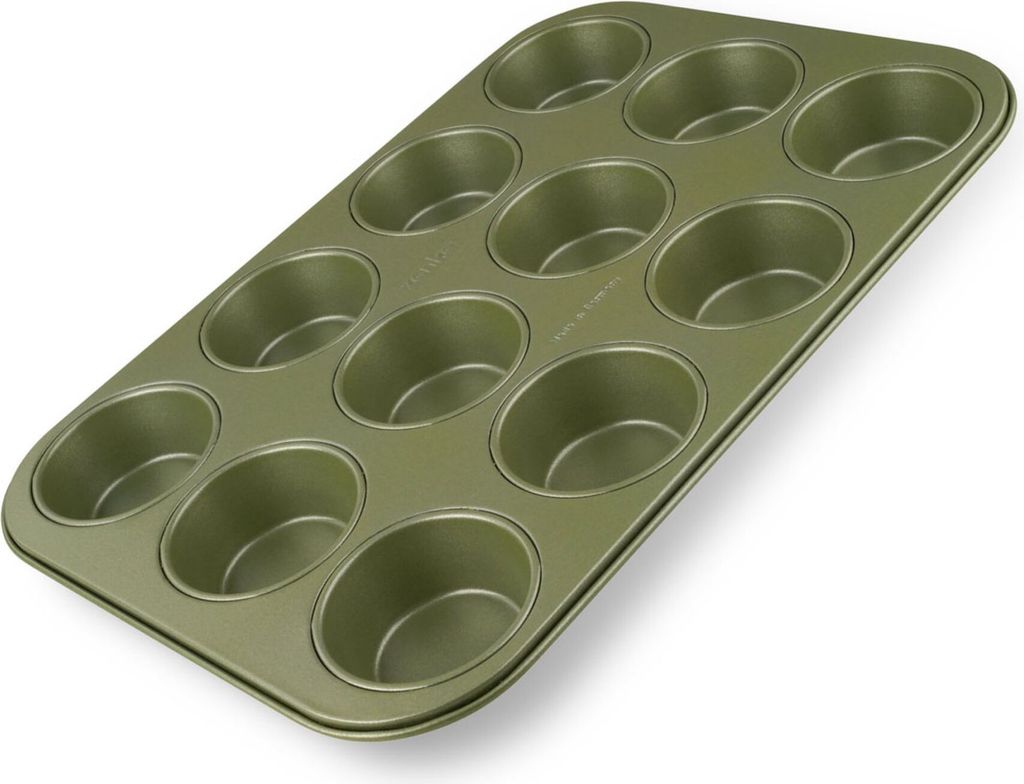 Zenker Muffinform für 12 Stück Hochwertige und stabile Backform für Muffins und Cupcakes 12er Muffinblech mit veganer Antihaftbeschichtung