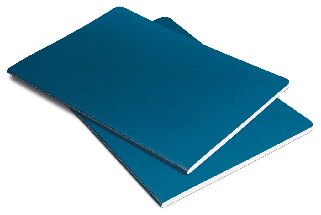 Sigel LS305, Einfarbig, Blau, Orange, A5, 68 Blätter, 80 g/m², Liniertes Papier