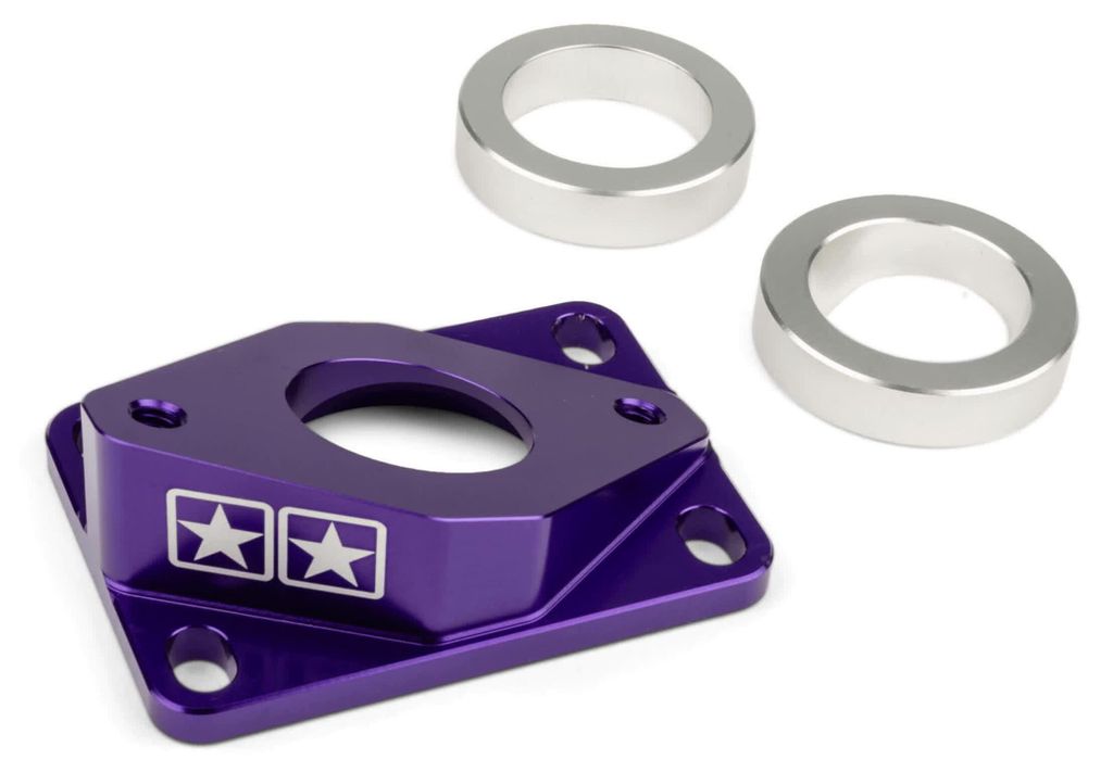 STAGE6 Hochfluss Ansaugkrümmer Mk2 28mm Lila AM6/Derbi