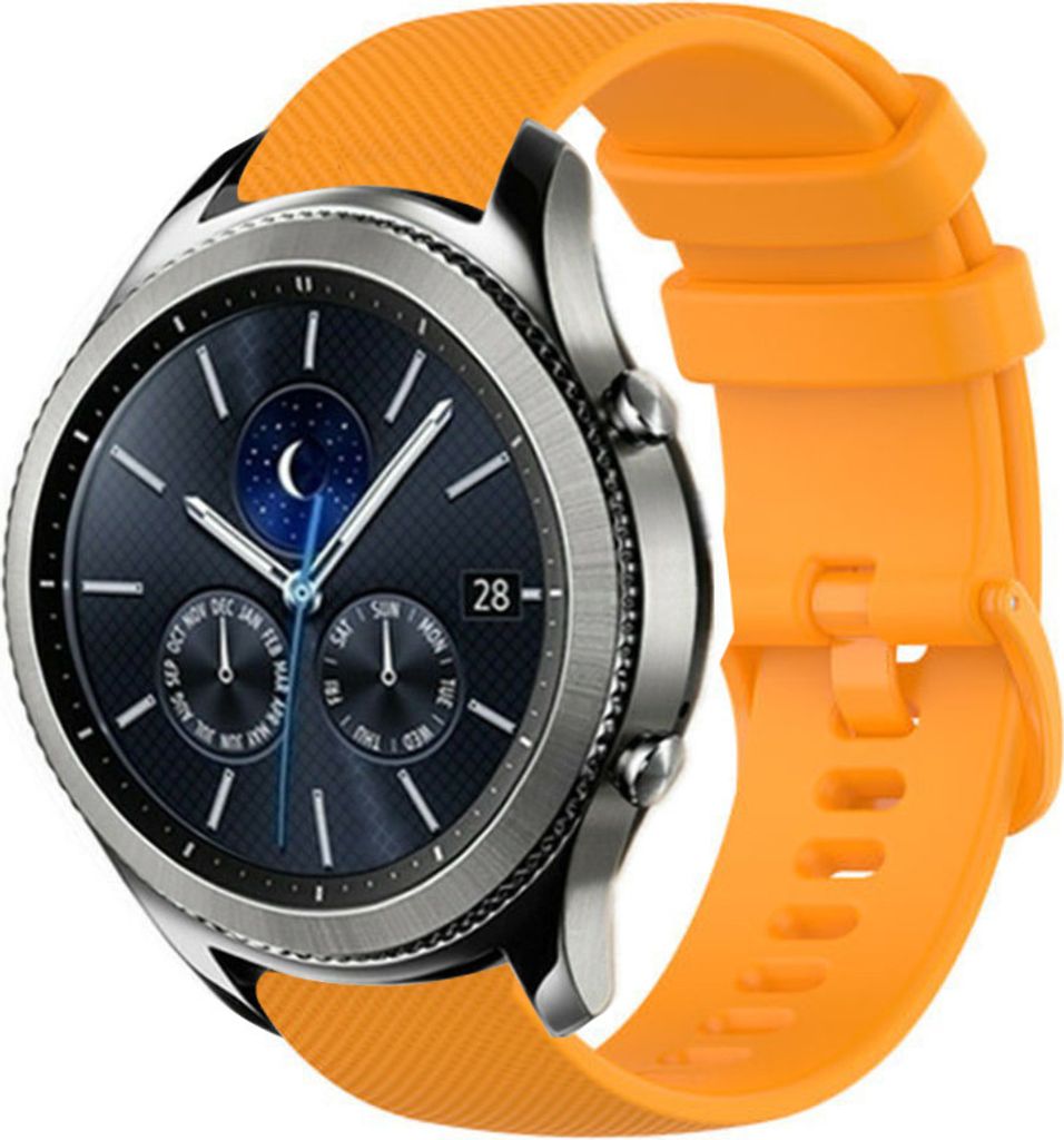 Strap-it Samsung Gear S3 Luxus-Silikonarmband (Orange)