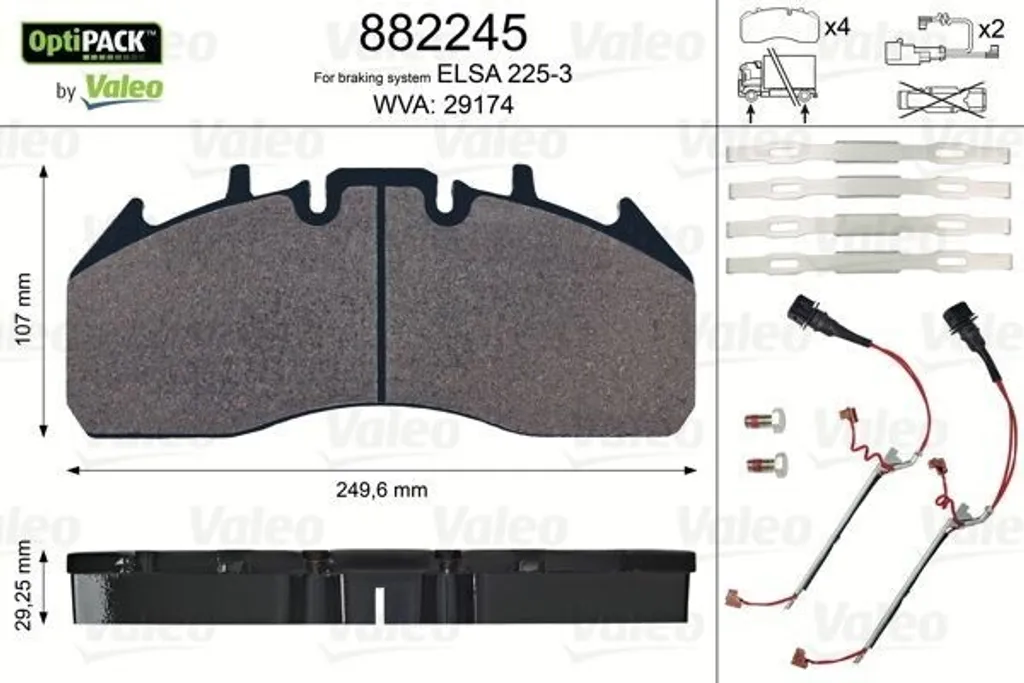 Plaquettes de frein pour réparer votre berline Audi A4 et Peugeot 308