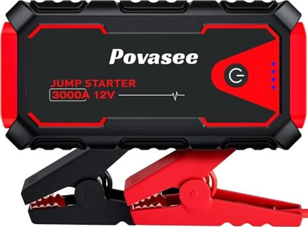 Miglior Booster Auto 3000A Sprung: Jump Starter 12V Quick Charge USB
