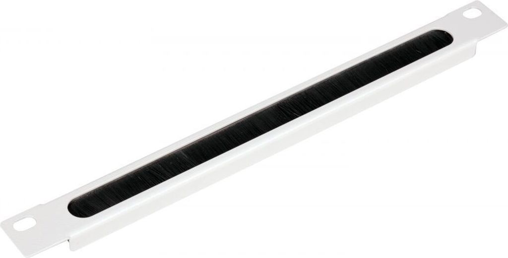 Equip 10" Kabeldurchführung mit Bürsteneinsatz. 1U grau