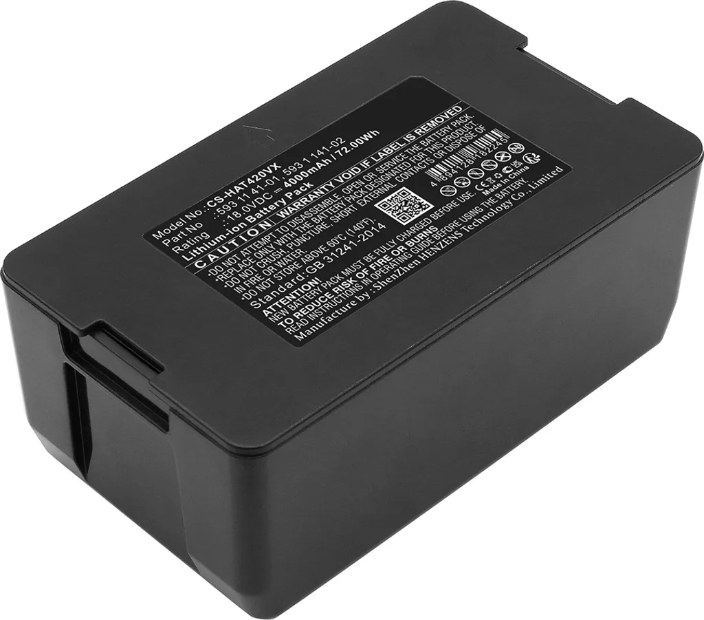 PowerSmart 4000mAh Akku per Husqvarna 529 60 68-01 589 58 57-01 588 14 64-01 5931184-01
