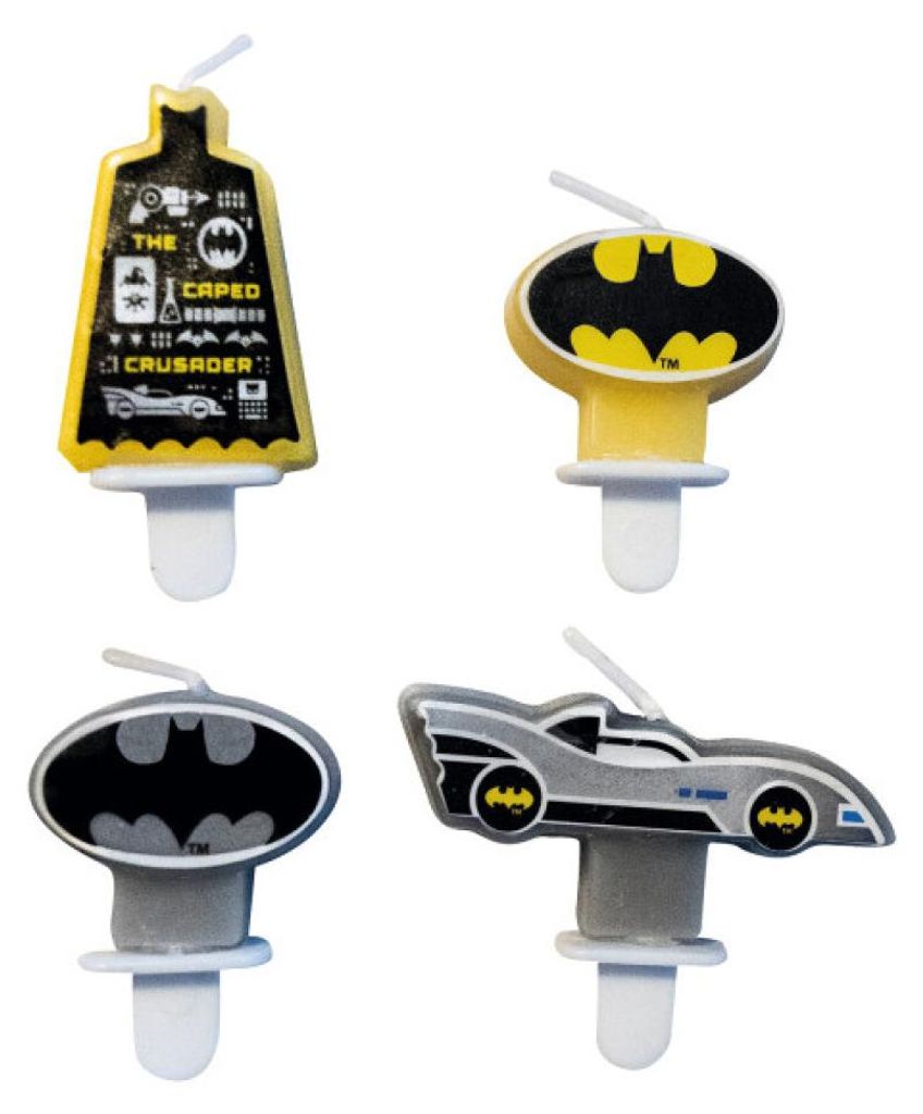amscan Batman Party 4 Kerzen Produktbild 