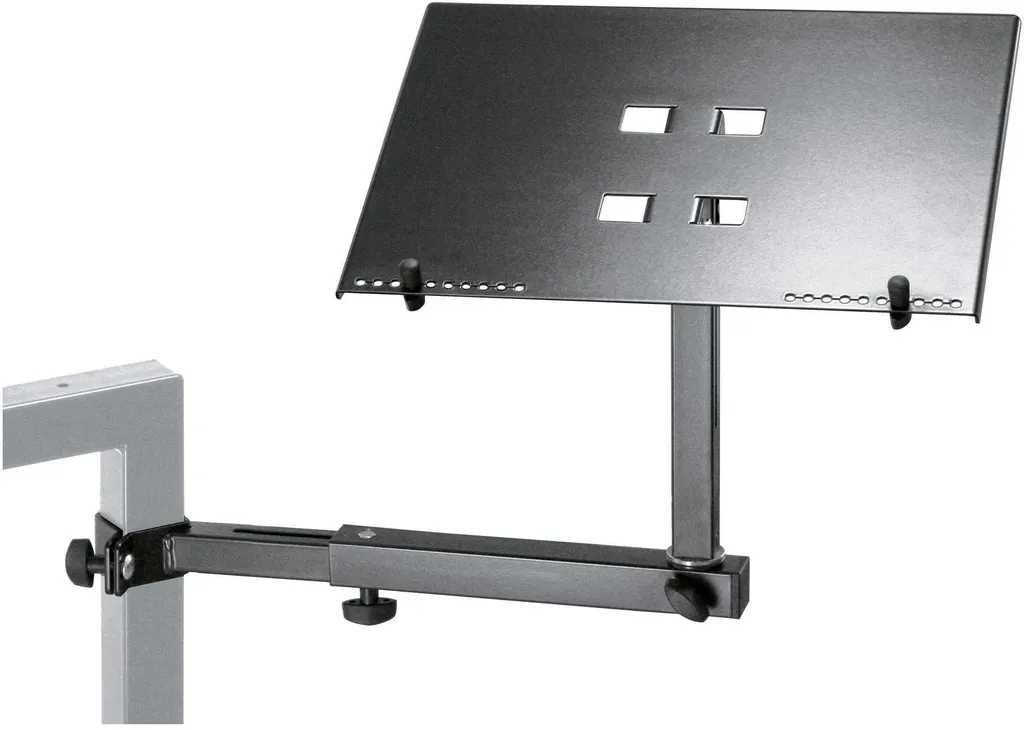 Support Ordinateur Portable K&M 18815 Inclinable et Stable en Acier