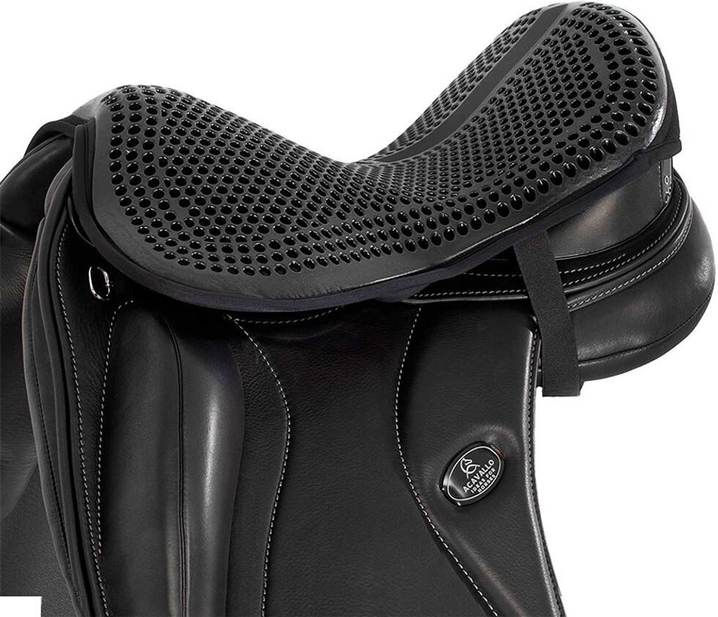 Acavallo Sattelsitzkissen Dressur Gel Out 20mm, Größe:M, Farbe:schwarz