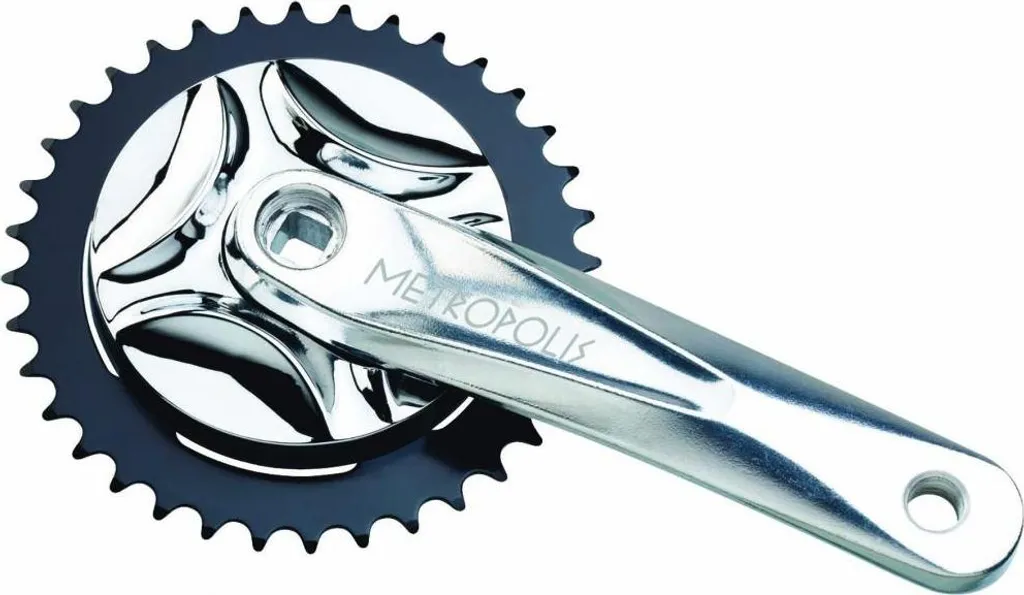 Pédalier FSA Metropolis JIS 170mm Argent pour Vélo Électrique E-Bike