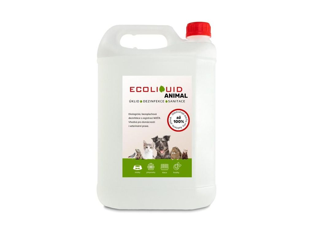 ECOLIQUID Animal Środek do dezynfekcji i czyszczenia Zdjęcie produktu 