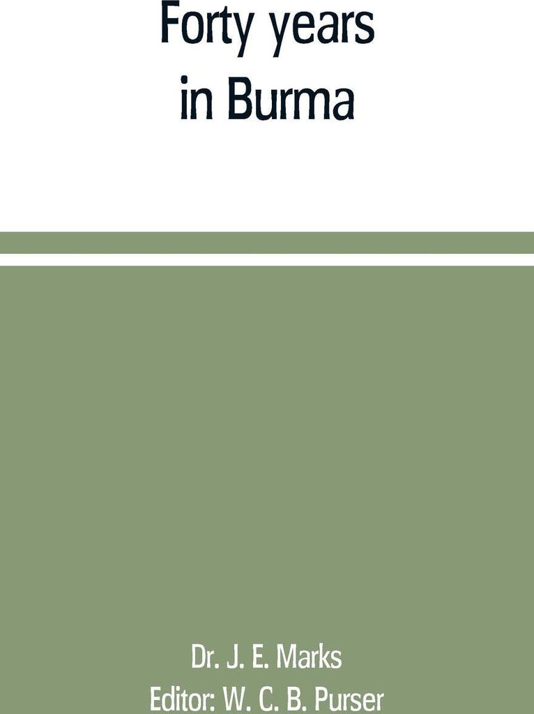 Forty years in Burma