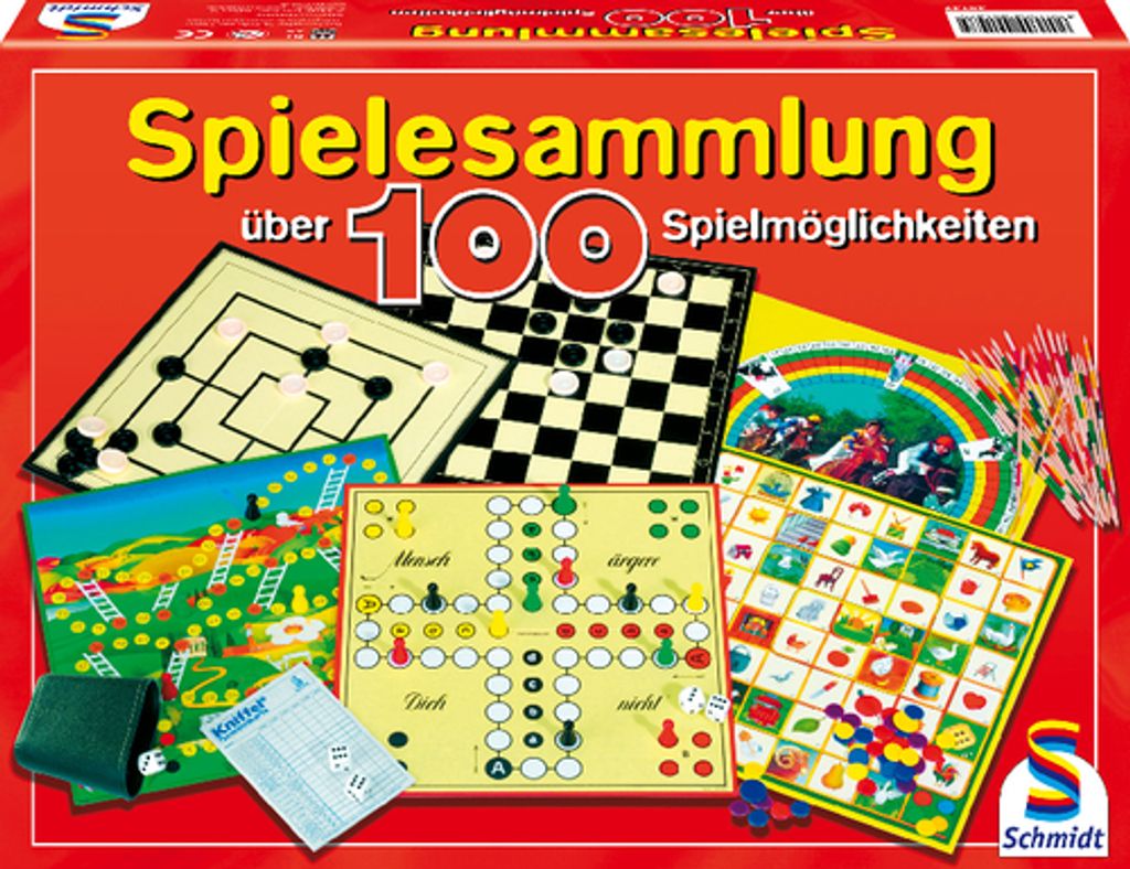 Spielesammlung. Über 100 Spielmöglichkeiten